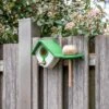 LONA Futterstation H2 Grün -Vogel Futter Geschaft 310340119 lona feeding station h2 green angy low res 0853