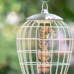 Meisenknödelhalter Mit Schutzkäfig „Aura“ -Vogel Futter Geschaft 350030119 aura fat ball feeder with guardian qm 6635