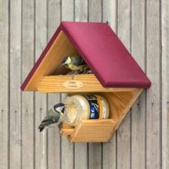 Wandfutterhaus „Cumberland“ Aubergine -Vogel Futter Geschaft 35128 1 2