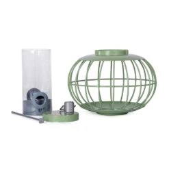Futtersäule Mit Schutzkäfig „Laterne“ -Vogel Futter Geschaft 351740119 dv 7169