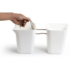 Selbstbewässernder Blumentopf Viereckig, Weiß 9 Selbstbewässernder Blumentopf Viereckig, Weiß -Vogel Futter Geschaft 563470119 3