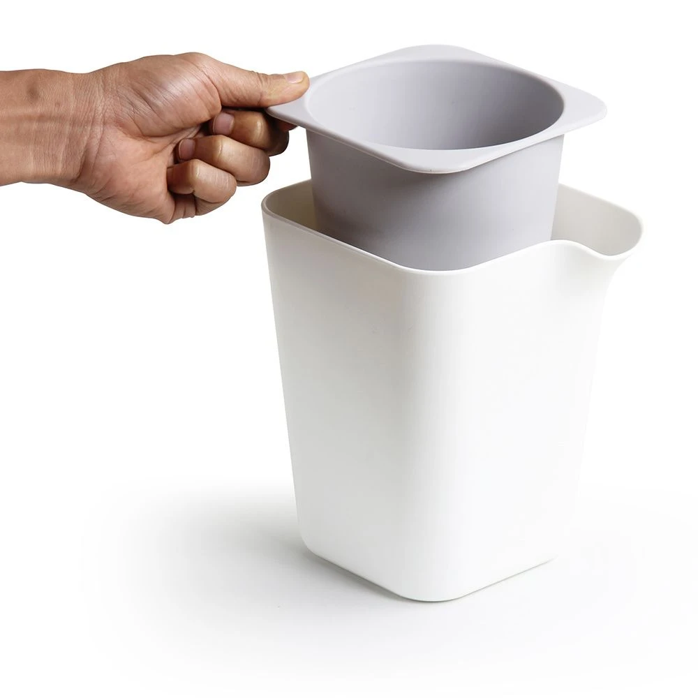 Selbstbewässernder Blumentopf Viereckig, Weiß 4 Selbstbewässernder Blumentopf Viereckig, Weiß - Image 2