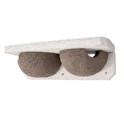 WoodStone Mehlschwalbennest Doppelt 8 WoodStone Mehlschwalbennest Doppelt -Vogel Futter Geschaft 90070 02