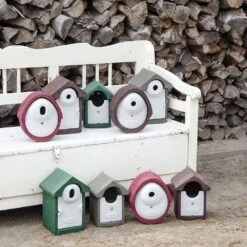 Nistkasten „Alicante“ WoodStone Braun 28 Mm -Vogel Futter Geschaft 90609 90661 90662 3