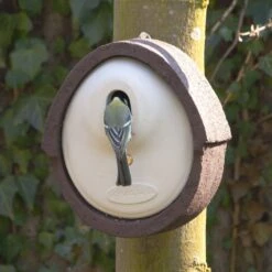 Nistkasten „Alicante“ WoodStone Ovale Einflugöffnung Braun