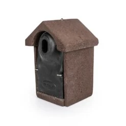 Nistkasten „Salamanca“ WoodStone, Oval -Vogel Futter Geschaft 90741 woodstone nestkast houtbeton vrijhangend ovaal sw low res 1014