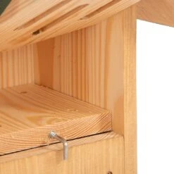 Duo-Kasten Biene Und Schmetterling Grün -Vogel Futter Geschaft 920280119 duokast bij en vlinder groen dv 1644