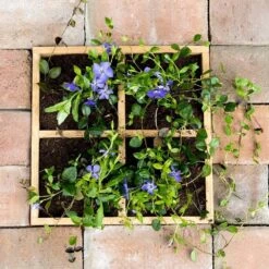 Pflanzgefäß Aus Holz "Kachelgarten" -Vogel Futter Geschaft 921260119 wooden ground planter dv 9222