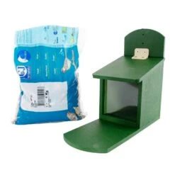 Starter-Set Mit Eichhörnchen-Futterautomat ,,Alberni” Und Nussmischung -Vogel Futter Geschaft 98075 1 1